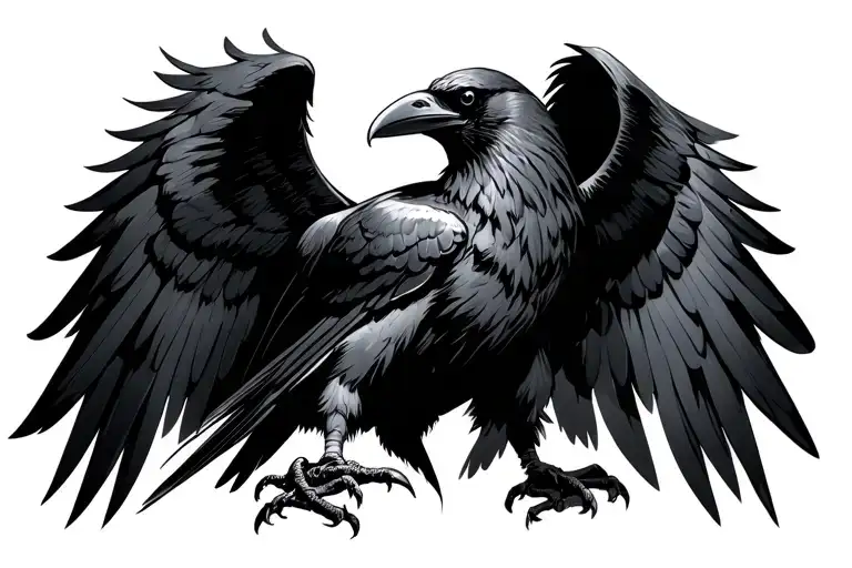 Crow Inspired By Imperial Eagle From Wh 40K