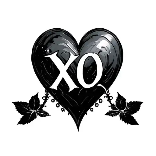 Xo With A Heart