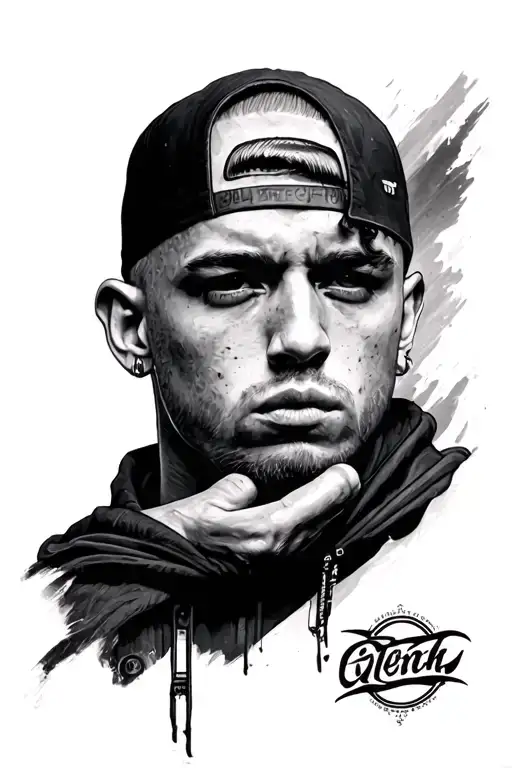 Eminem Realistic Forearm Piece