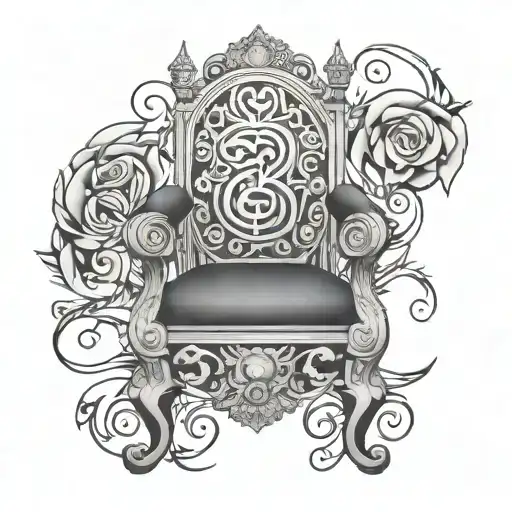 2D Chair Symbol Will Power Of Life