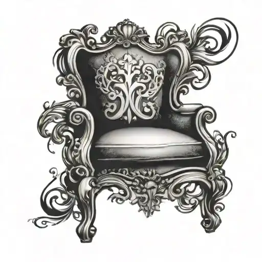 Simple 2D Chair Symbole
