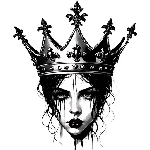 Queens Don't Cry Crown No Face