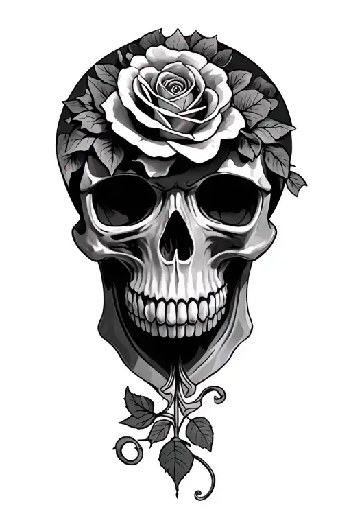 Skulls And Roses Ed Hardy Style Spiritual