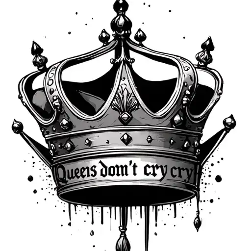 Queens Don't Cry Words On A Crown