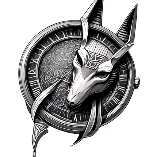 Anubis Watch Scales In Full Height