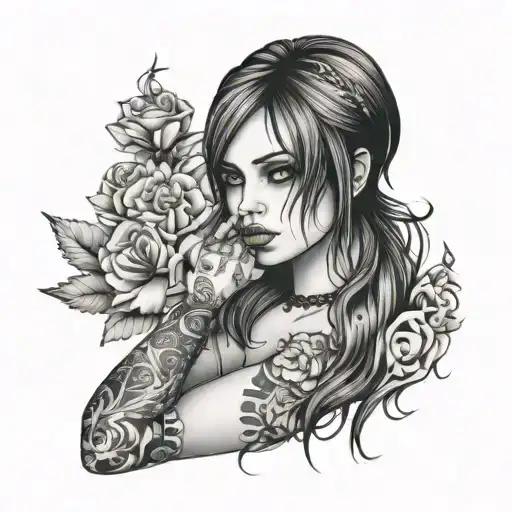 Kaitlyn In An Emo Style