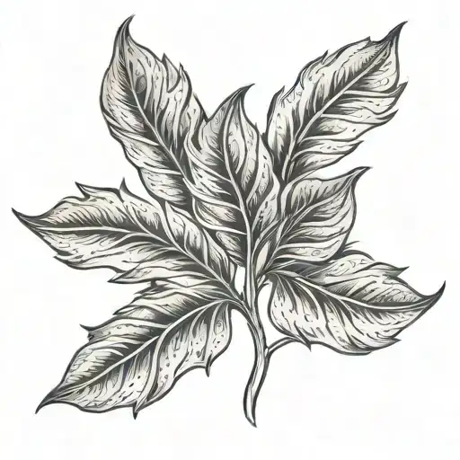 Laurel Leaves Forming The Shape