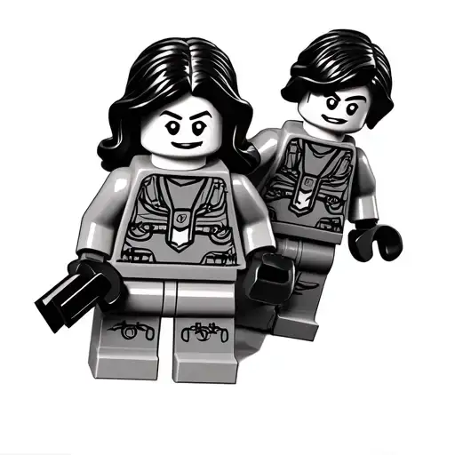 Lego Man And Female