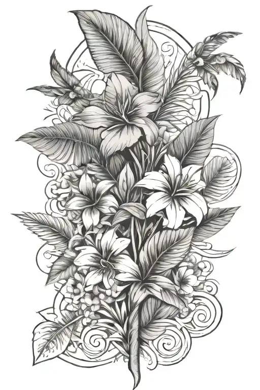 Tropical Leg Sleeve