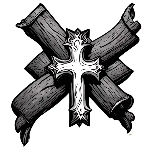 3 Crosses On Calf