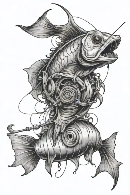 Dj But D Will Be Fishing Line And J Will Be Hook