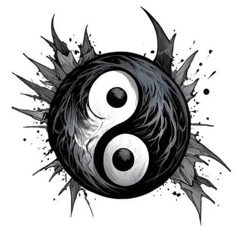 Ying Yang Batman And Joker