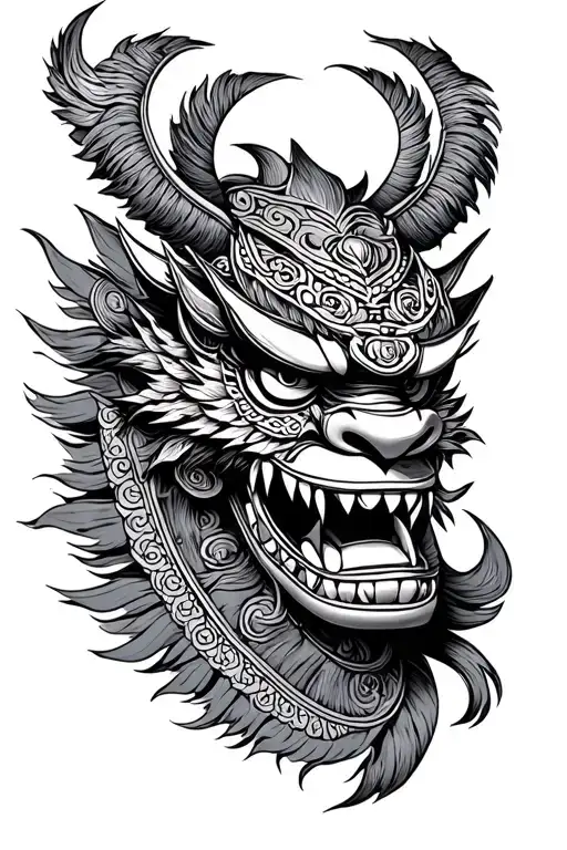 Barong Bali With Onimusha