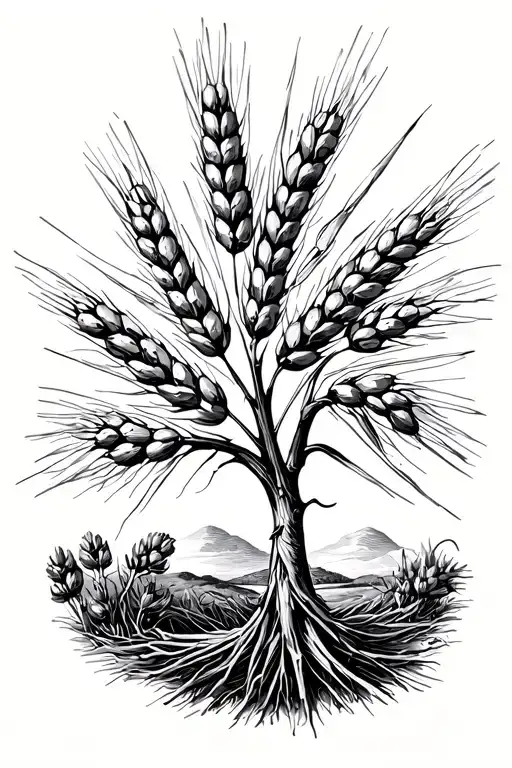 World Agriculture Wheat Olive Tree