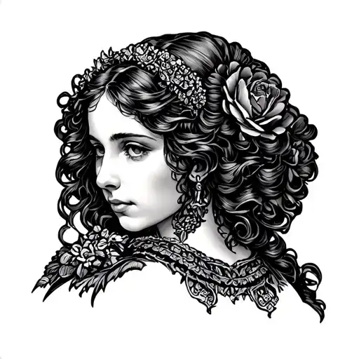 Woodcut Jeanne Darc