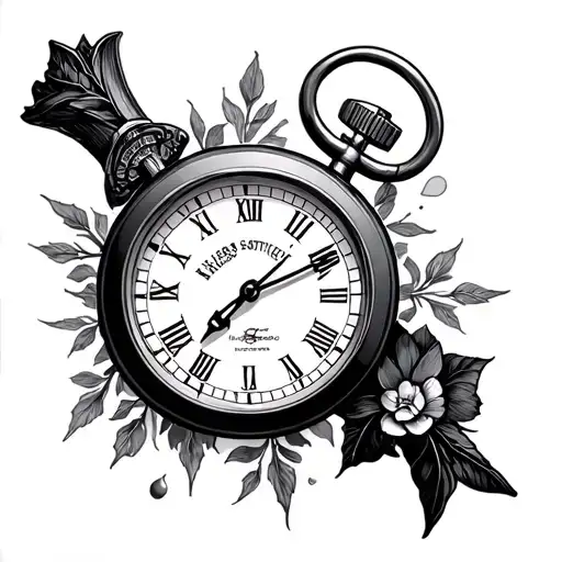 Cross And Stopwatch