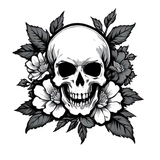 Poison Ivvy Poison Logo Intertwined Floral Sleeve