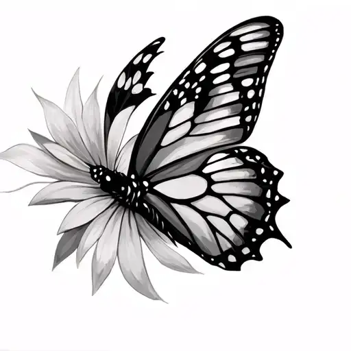 Butterfly And 444