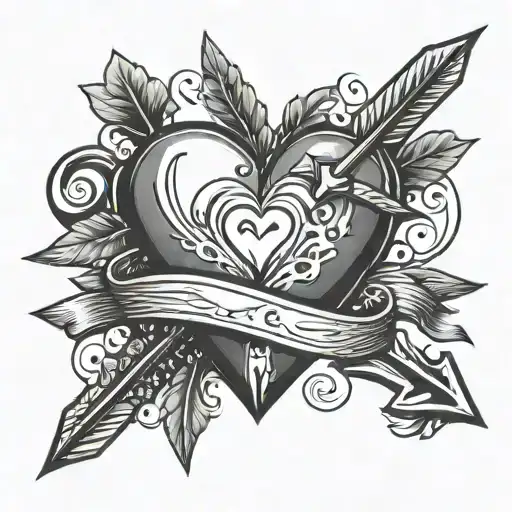 Love Heart With Arrow