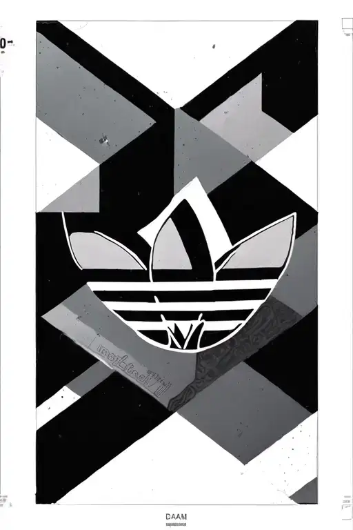 Geometric Back Of Calf Piece Incorporating The Adidas Spezial Logo