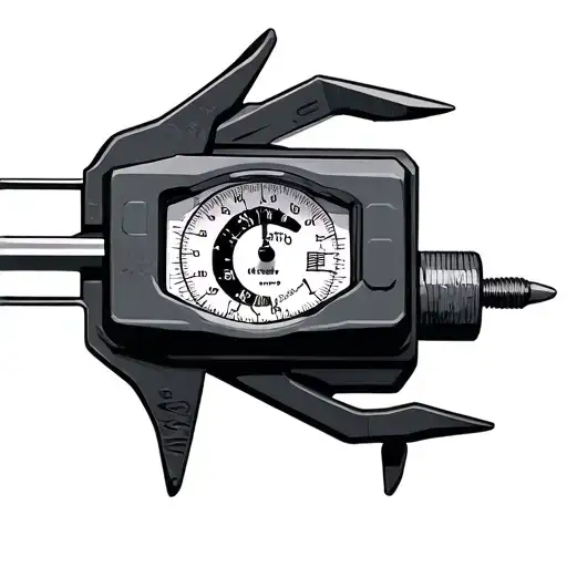 Calipers And Micro Meter Dash With A 12
