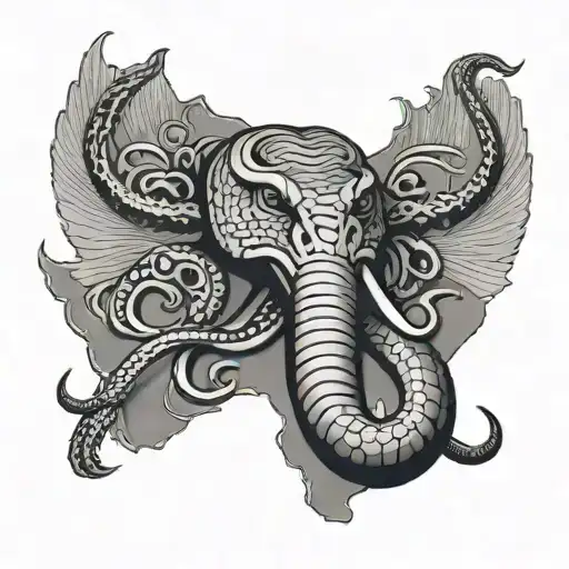 Africa And King Cobra