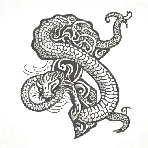Africa And King Cobra