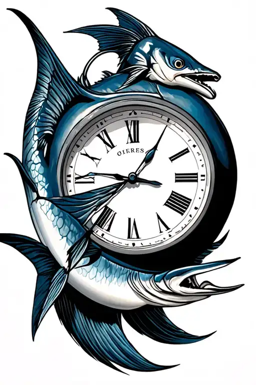 Marlin And Clock
