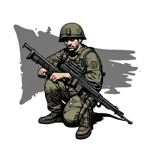 Kneeling Soldier