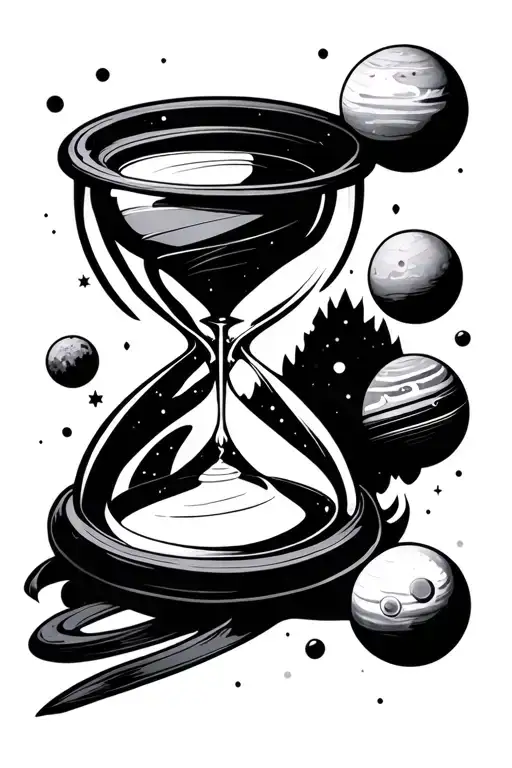 Hourglass Space Themed
