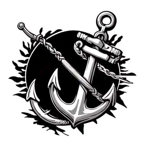 Climbing Anchor Coordinated With A Boat Anchor