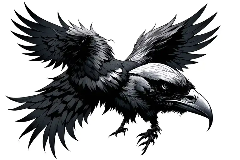 Feminine Viking Ravens Chest