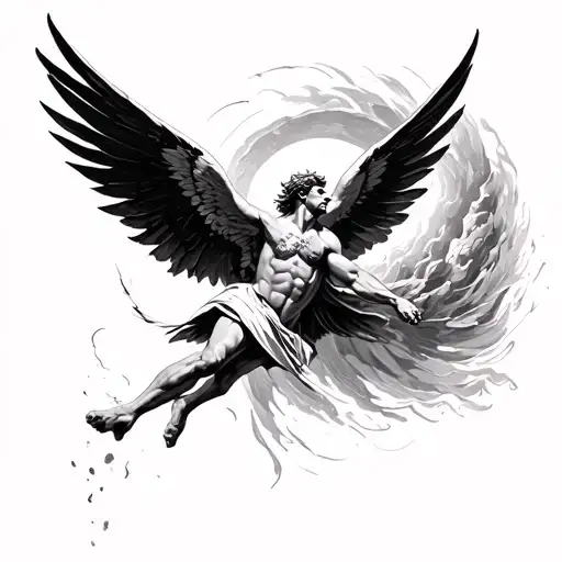 Icarus Flying Towards