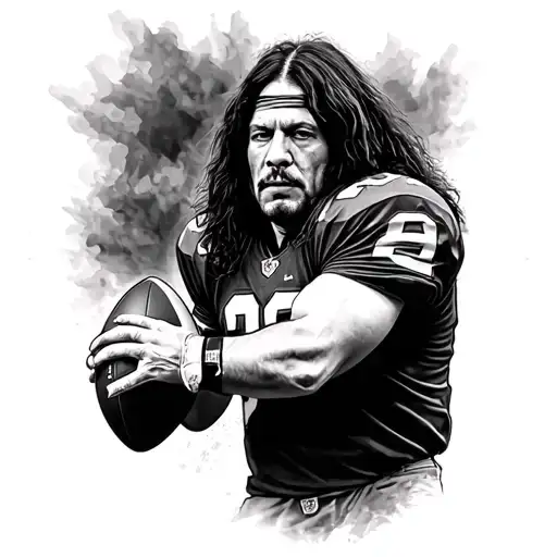 Ozzy Osborne Playing Football