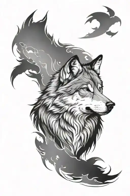 Wolf Looking Forward