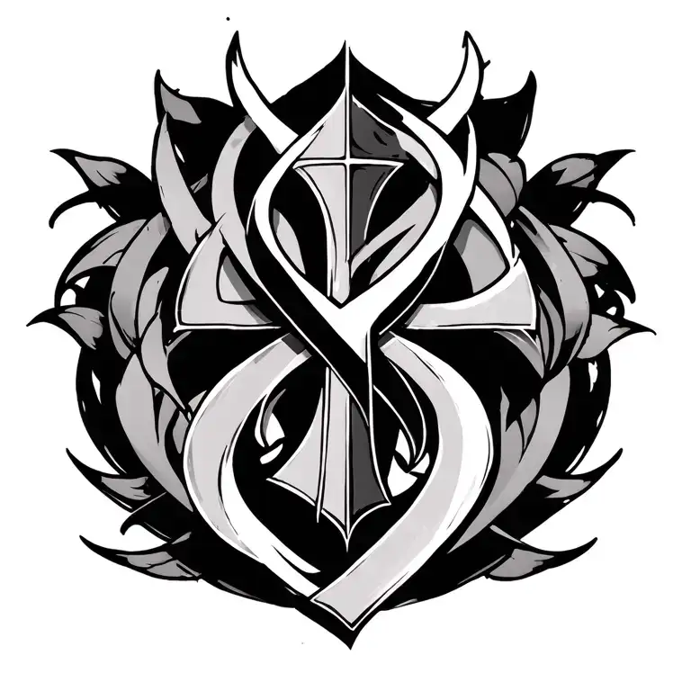 3 Inverted Cross Intertwined