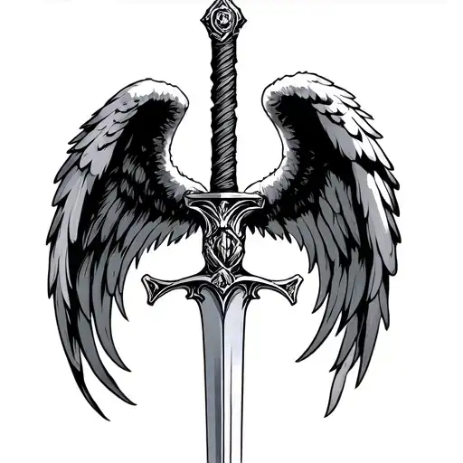 Sword With Angel Wings
