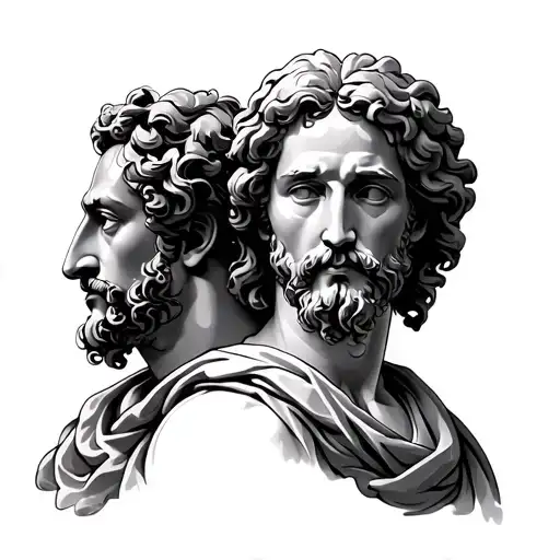 School Of Athens Plato And Aristotle