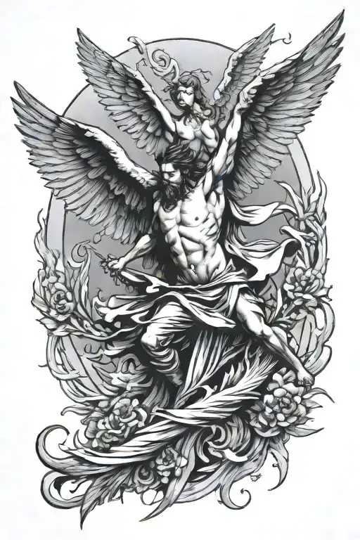 Lucifer Falling Angel