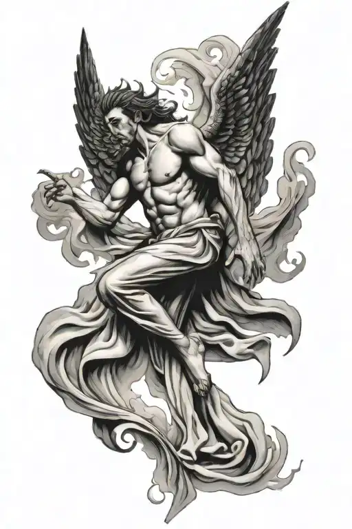Lucifer Falling Angel
