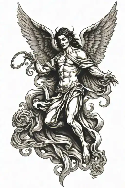 Lucifer Falling Angel