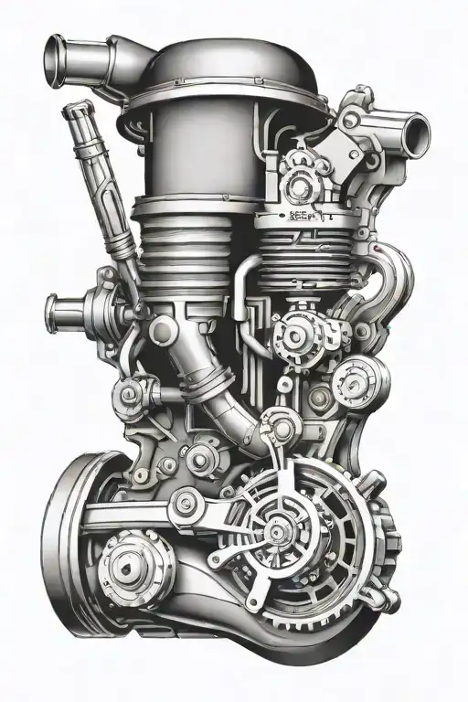 Engine And Tools Fore Arm