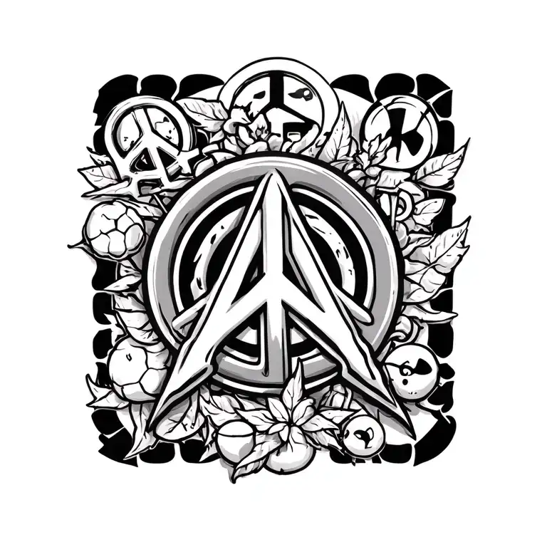 Anarchy And Peace Symbols