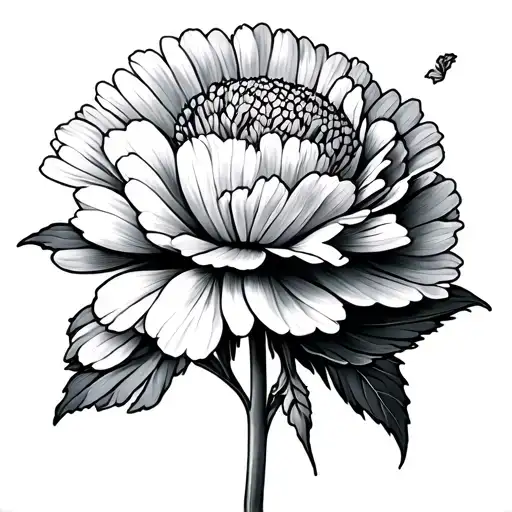 Carnation And Aster