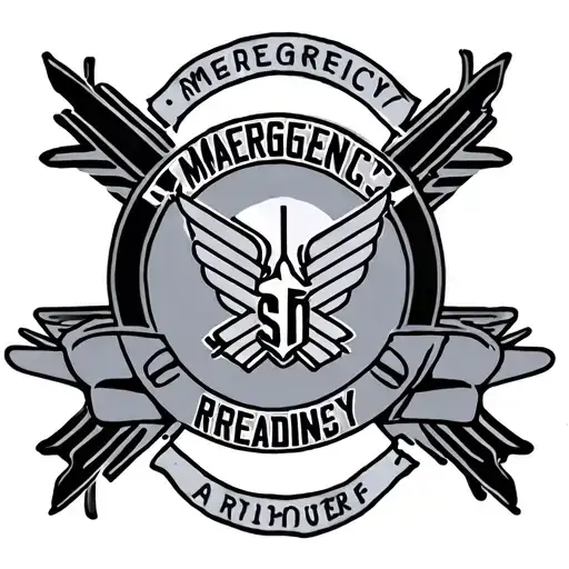 Air Force Emergency Management Readiness Badge Senior