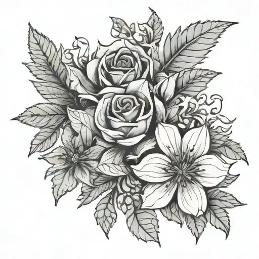 Sage Flower Bouquet