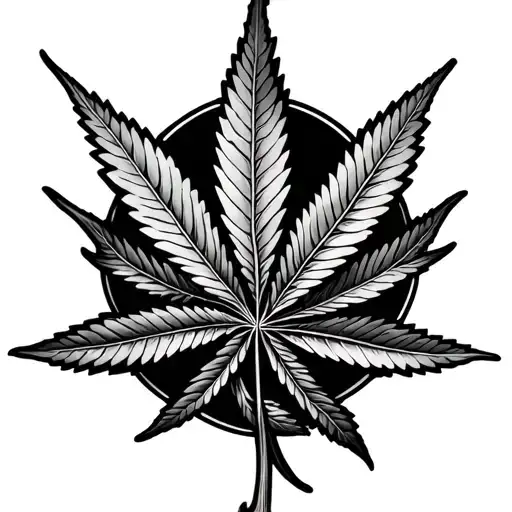 Marijuana Leaf Morphing