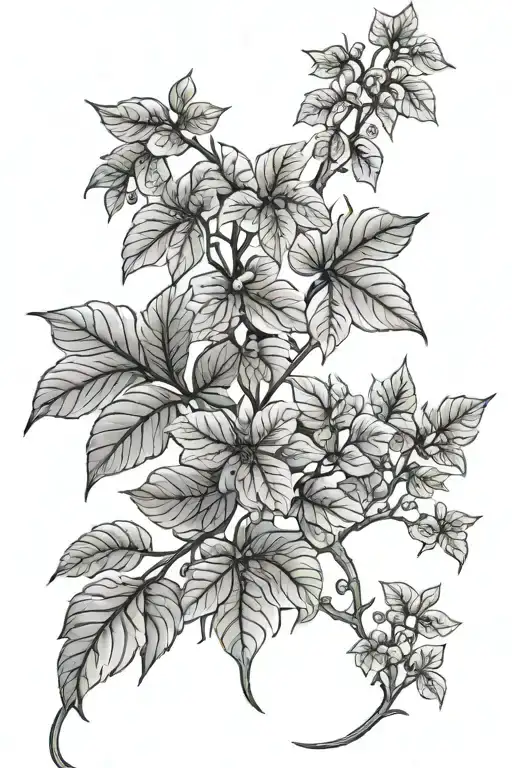 Long Hairless Climbing Plants