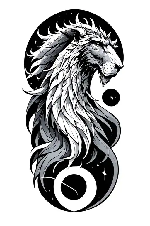 Bicep Band Tattoo Design Inspired Zodiac