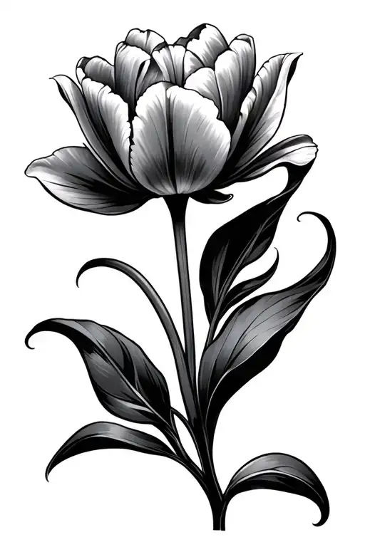 Tulip With Taurus Zodiac Sign